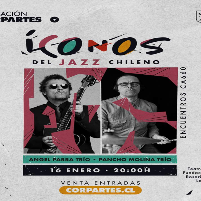 Íconos del jazz chileno.