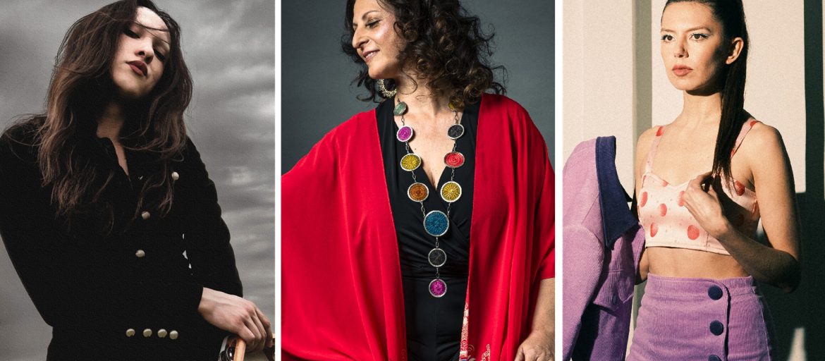 Javiera Electra, Francesca Ancarola y Mariana Montenegro