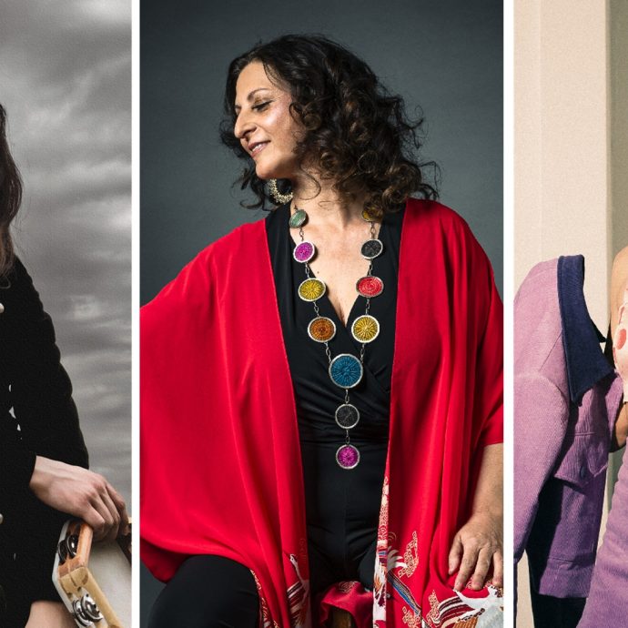 Javiera Electra, Francesca Ancarola y Mariana Montenegro